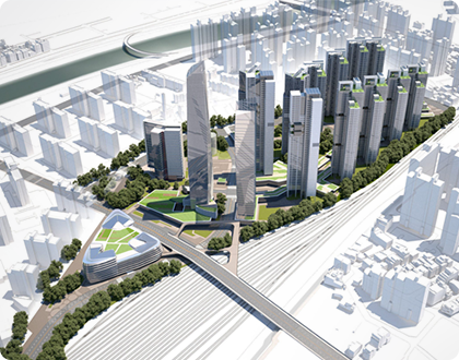 광운대역세권 개발사업 조감도