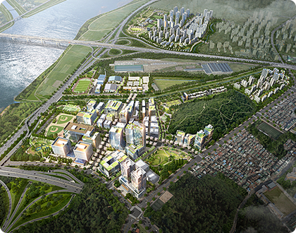 고덕강일 택지조성사업 조감도