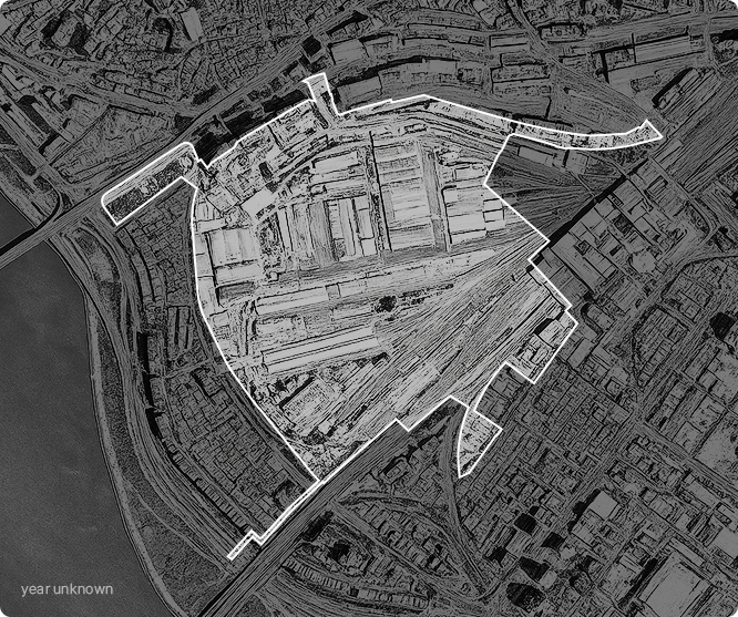 Map of the Yongsan International Business District Site Before the Project