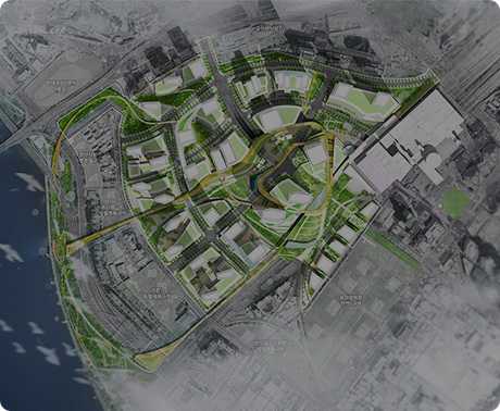 용산국제업무지구 추진경과 도식 이미지